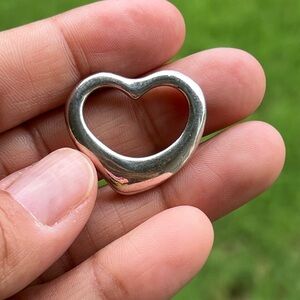 Silver Heart-Shaped Pendant